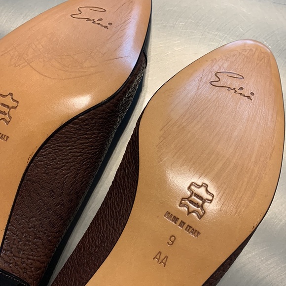 David Evins Brown & Black Spectator Pump Size 9 AA - Picture 9 of 14